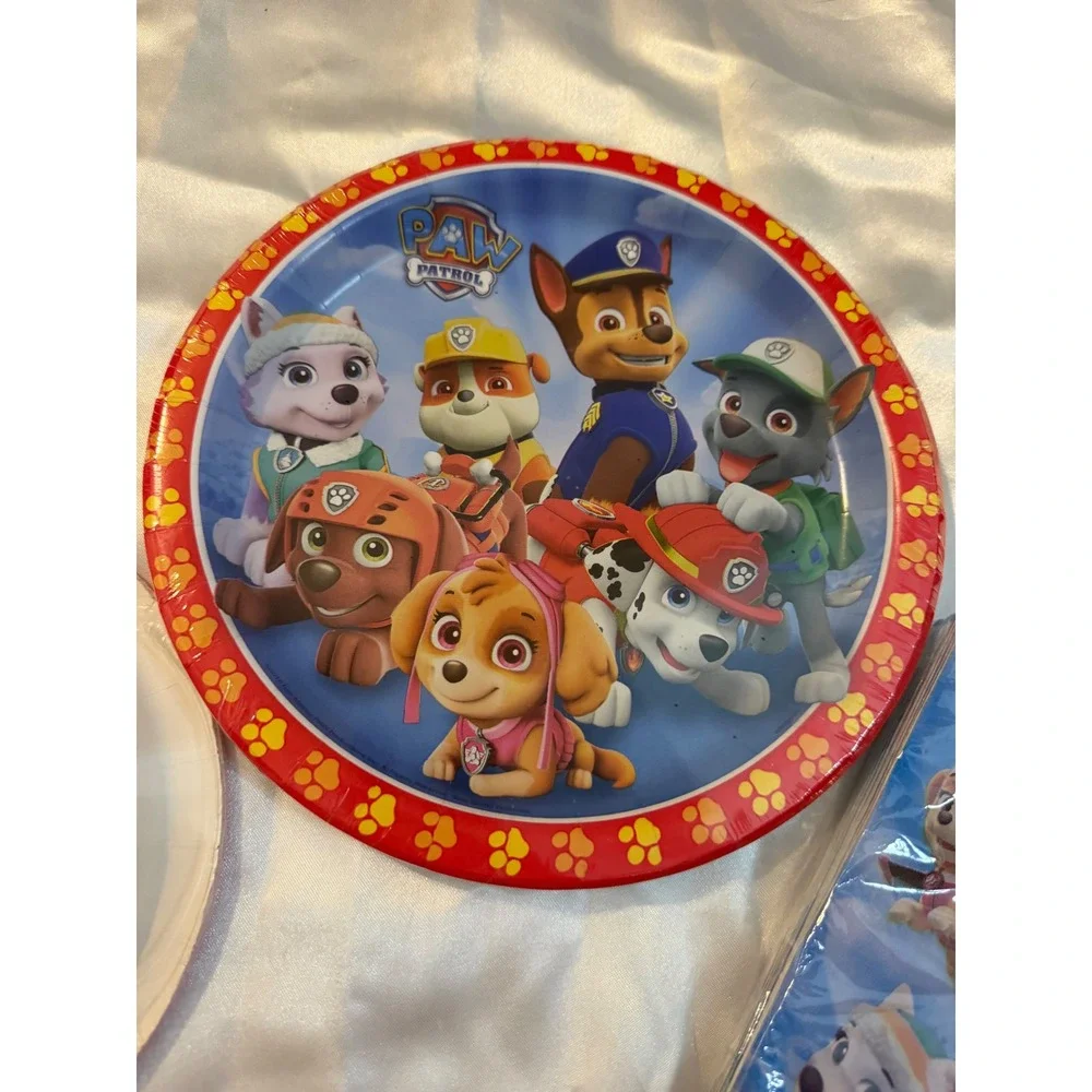 Paw Patrol Birthday Party Supplies Set Plates and Napkins 32 Pieces Total